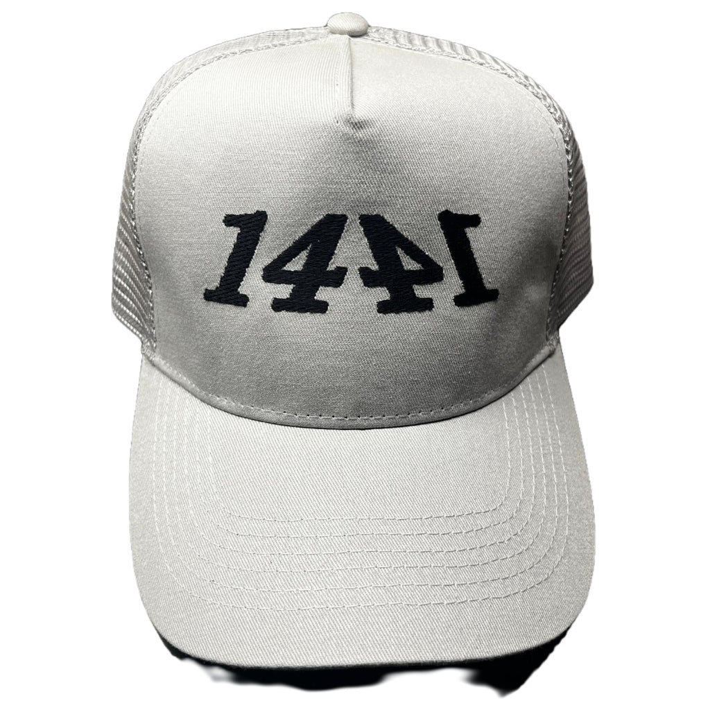 1441 Grey Trucker Hat