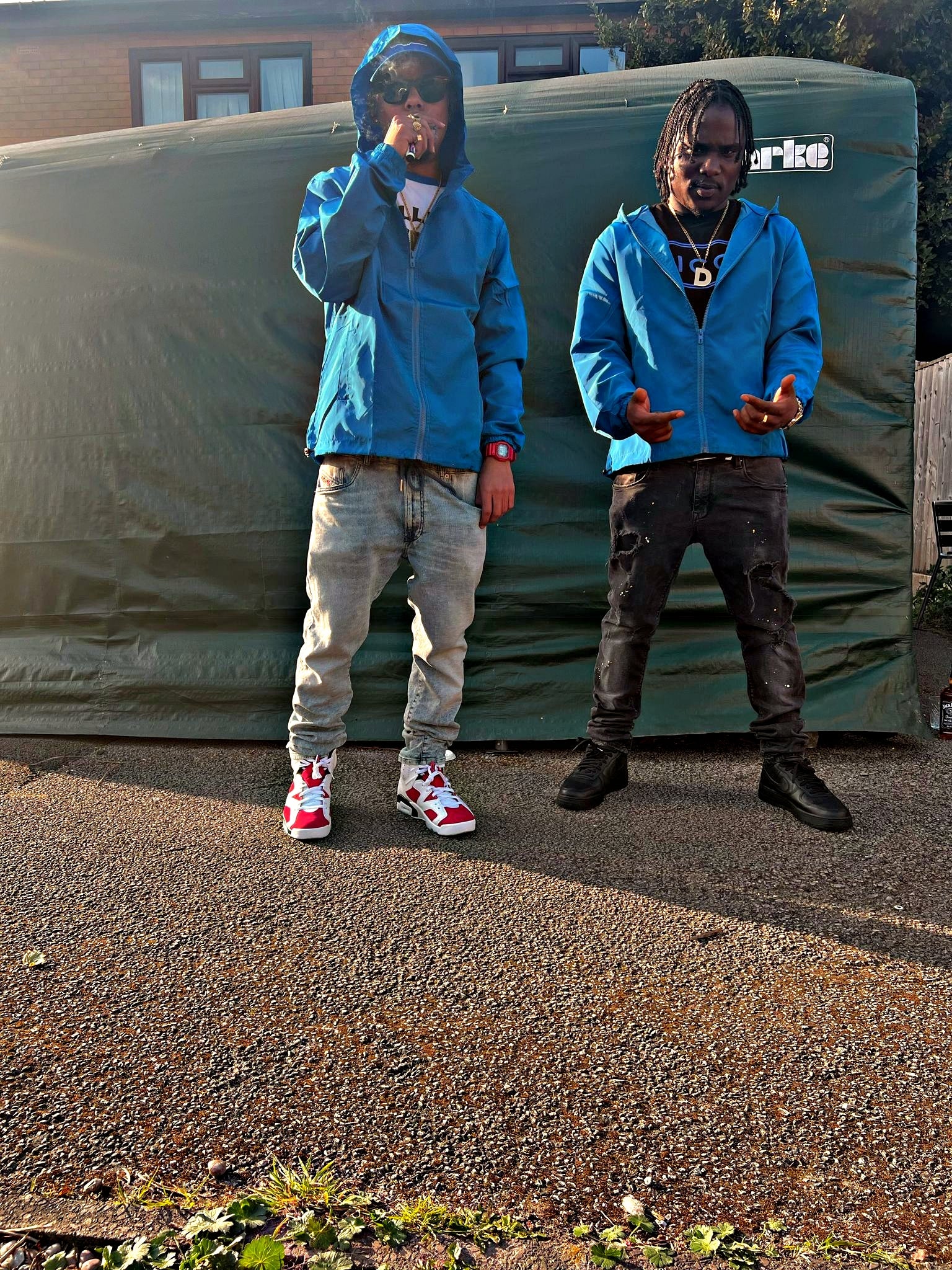 Sky Hustler Blue WindBreaker