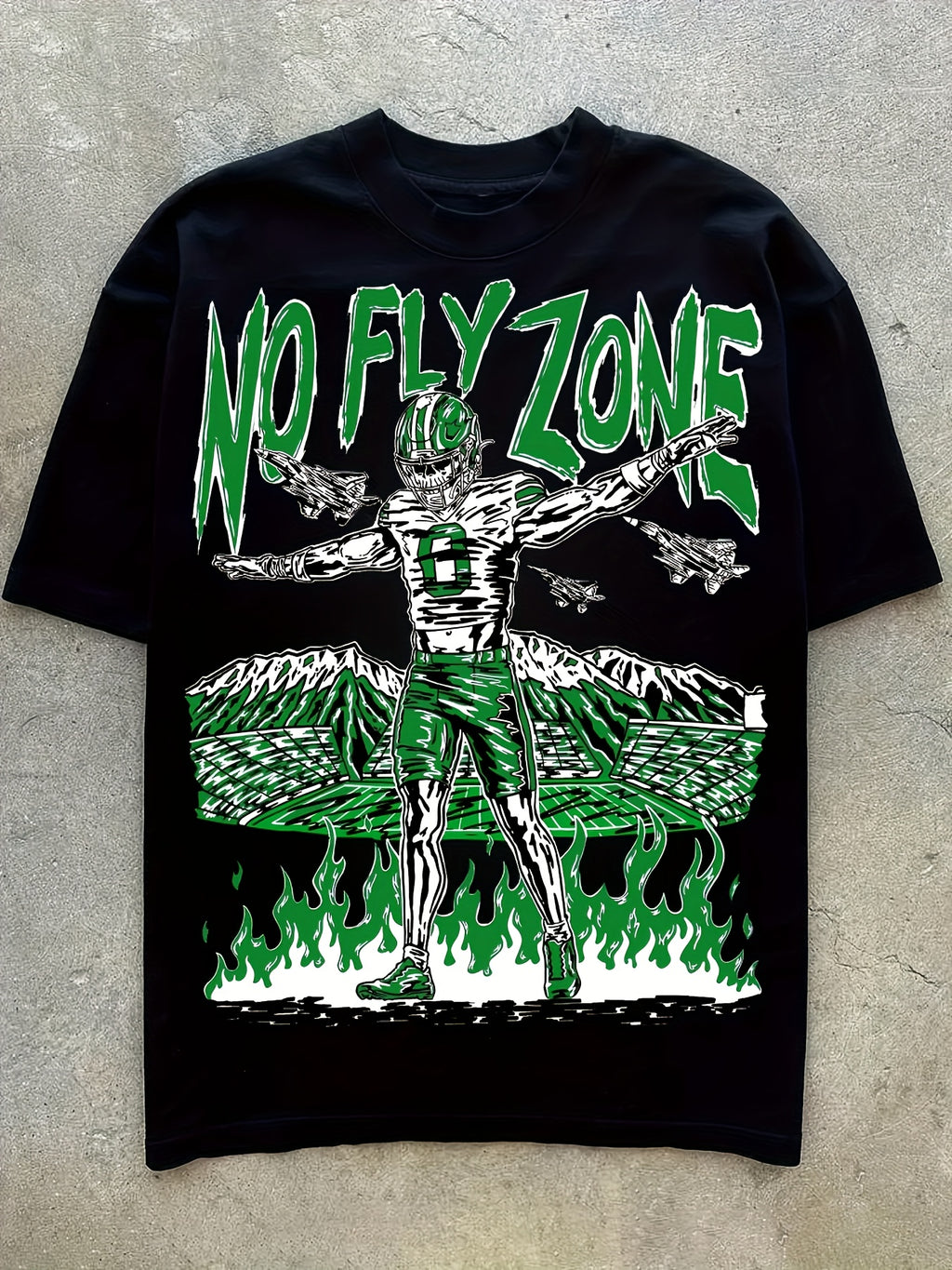 Mens Graphic No Fly Zone Tee