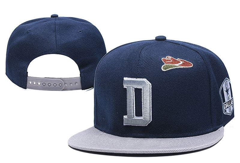 Navy Blue Dallas Cowboys "D" Snapback Cap