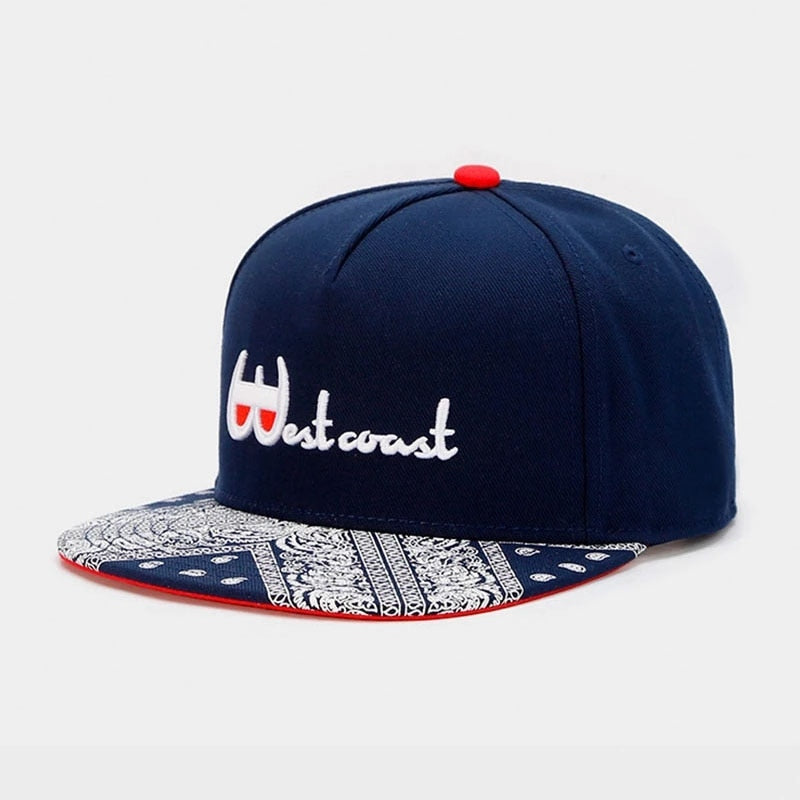 Navy Blue West Coast Snapback Cap
