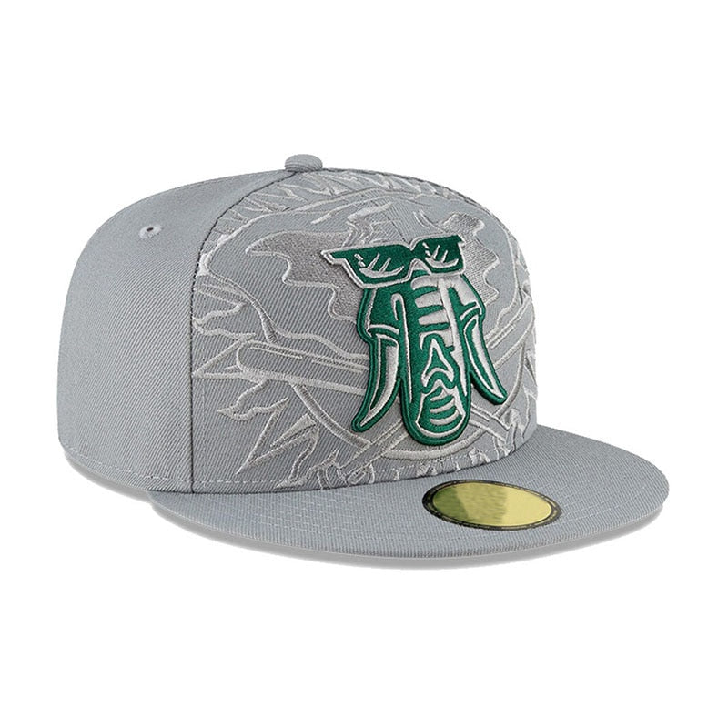 Grey Oakland Snapback Cap