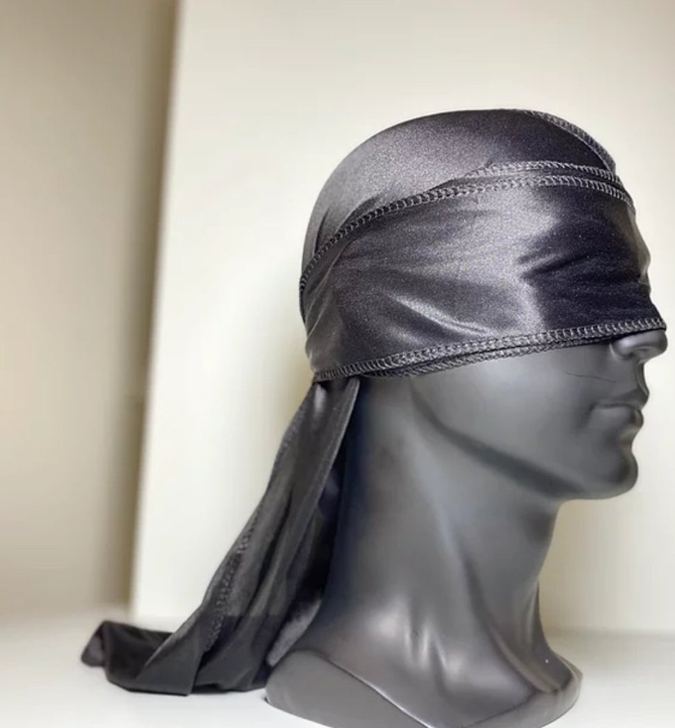 Durag Szn Black Silk Durag