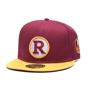 Maroon "R" Snapback Cap