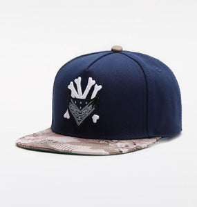 NY New York Bandanna Snapback Cap