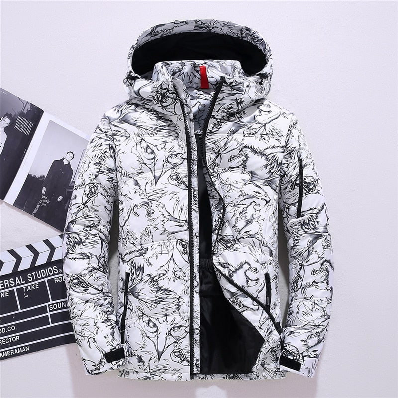 BÈRԼAՈⱰ Bird Design Parka Jacket